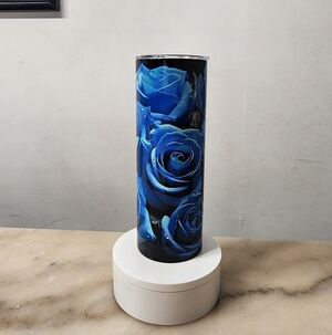 Blue Rose Tumbler